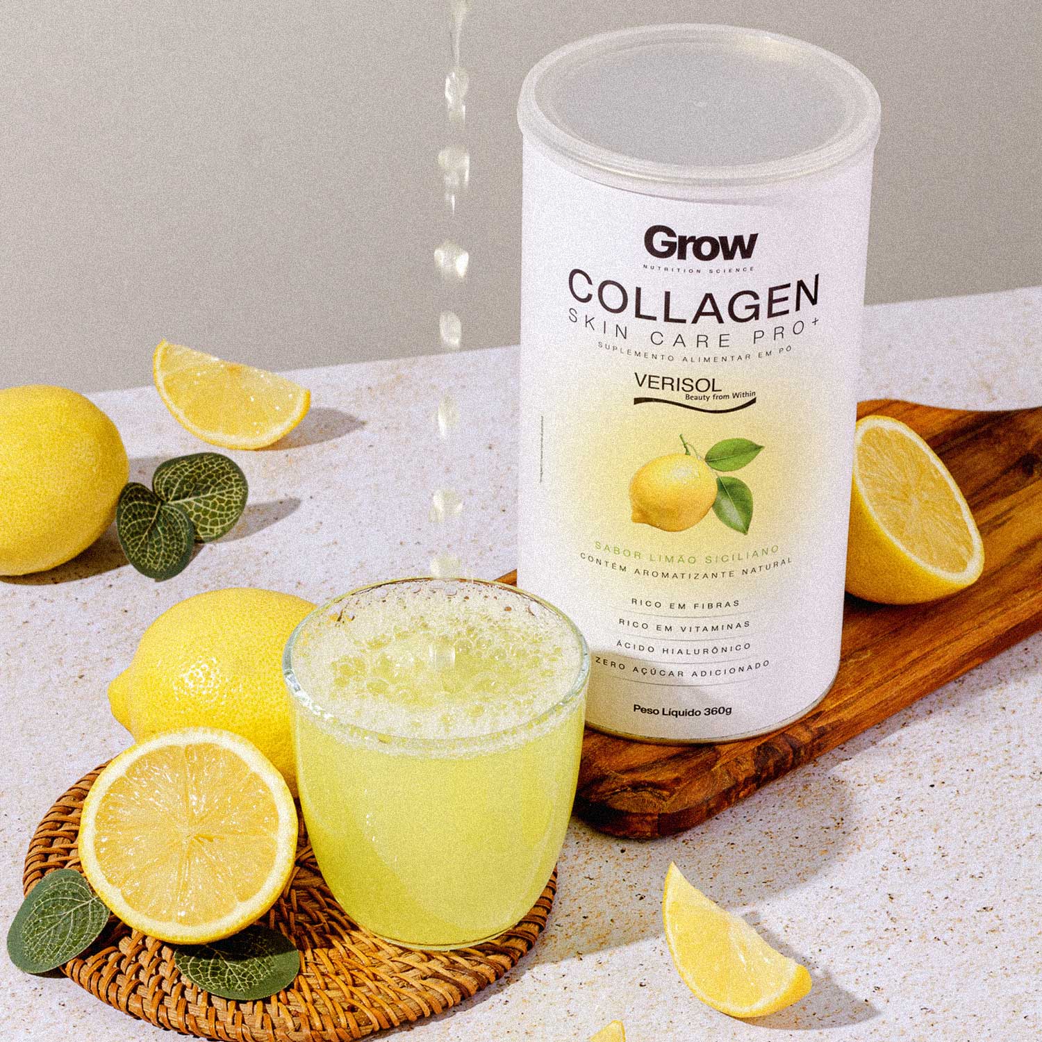 Colágeno Verisol Skin Care Pro + Limão Siciliano 360g