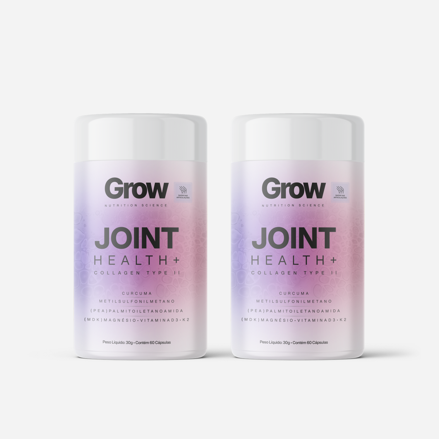 Joint Health + Colágeno Tipo II Grow Nutrition Kit com 2