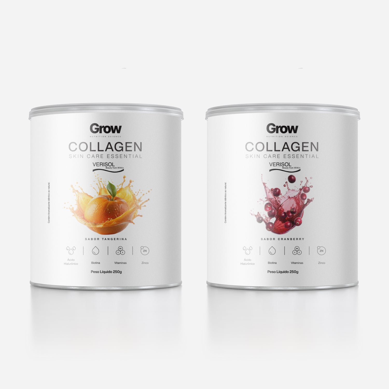 Kit 3 Verisol® • 2 Tangerina + 1 Cranberry