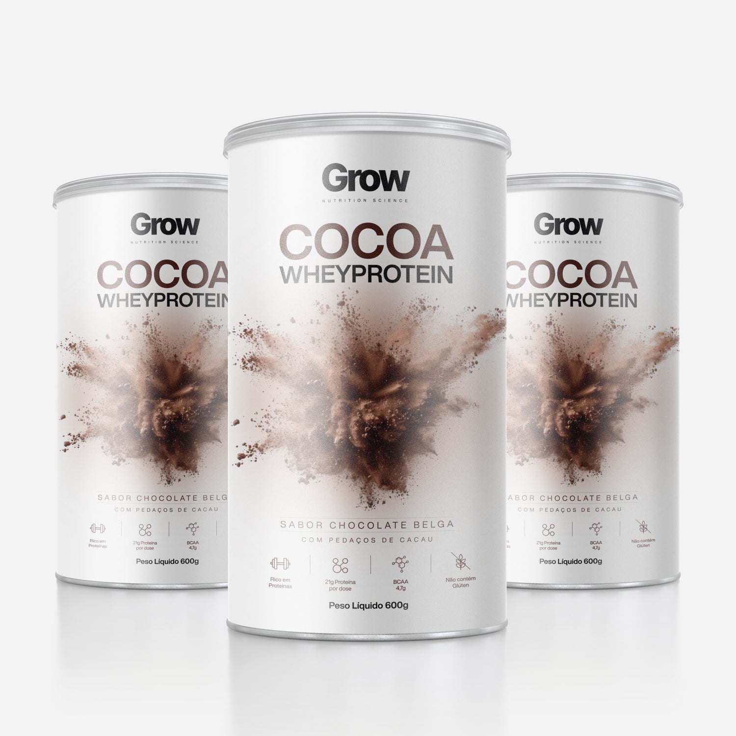 Cocoa Whey Protein Grow Nutrition