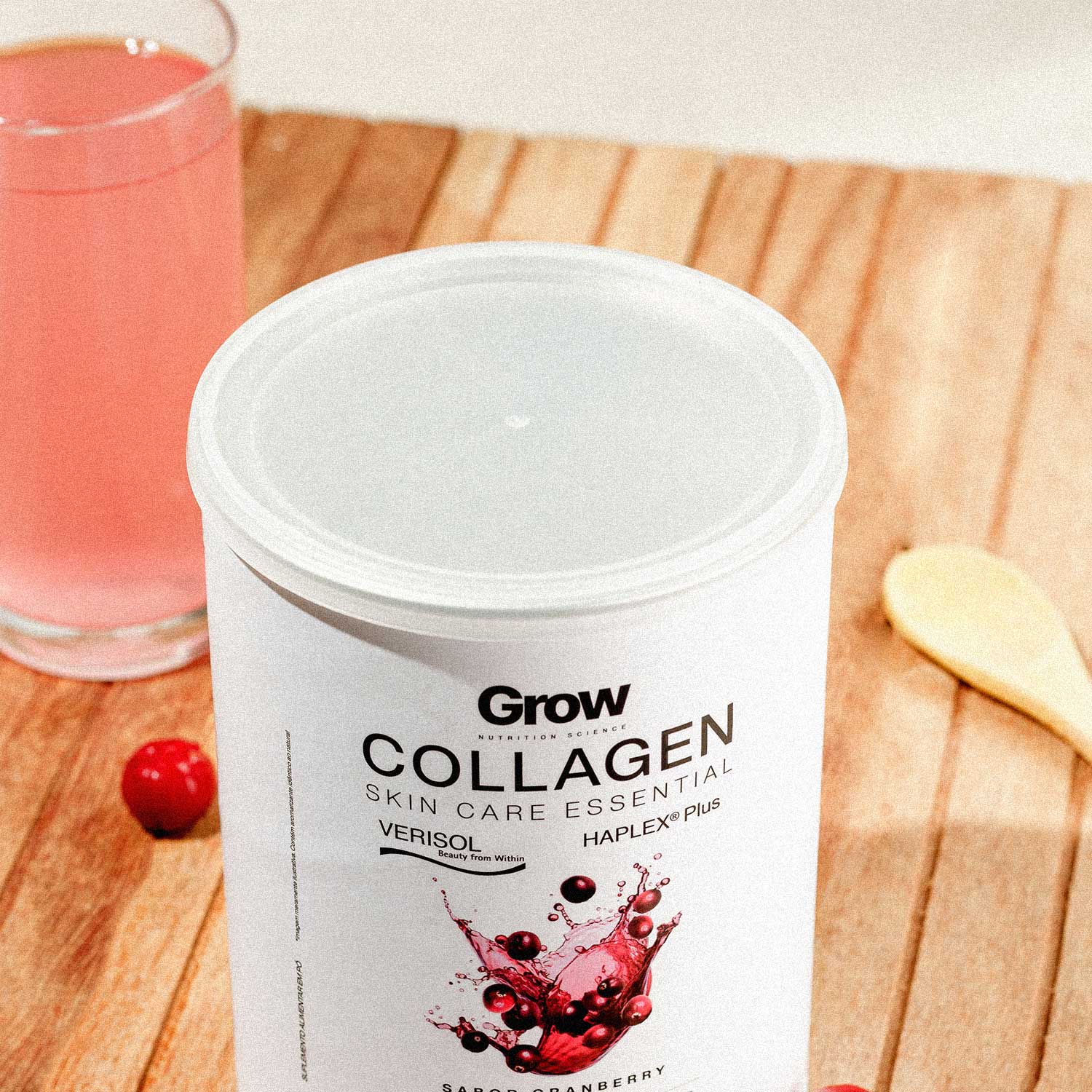 Kit 3 Colágeno Verisol Skin Care Essential 250g Sabor Cranberry