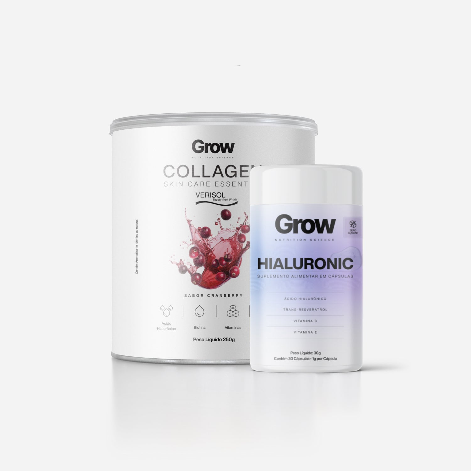 Colágeno Verisol e Grátris Hialuronic
