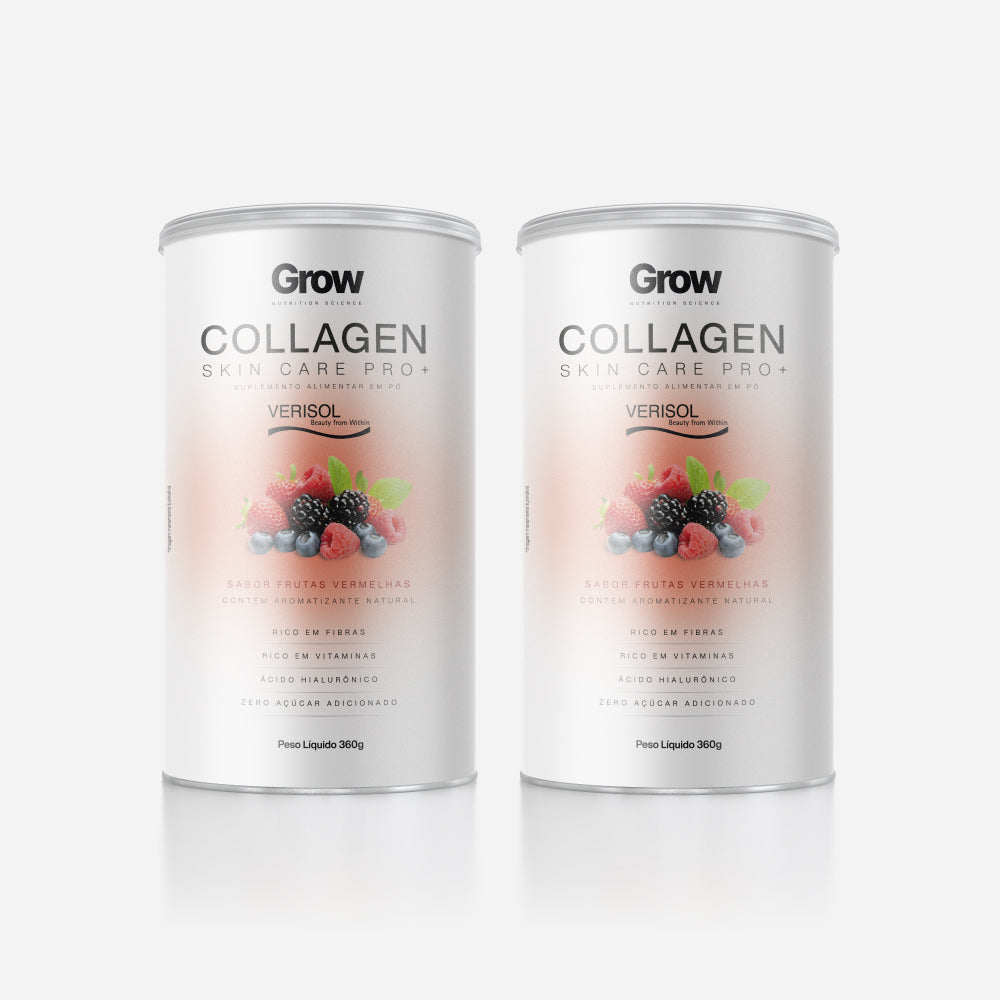 Kit 2 Colágeno Verisol Skin Care Pro + 360g Sabor Frutas Vermelhas