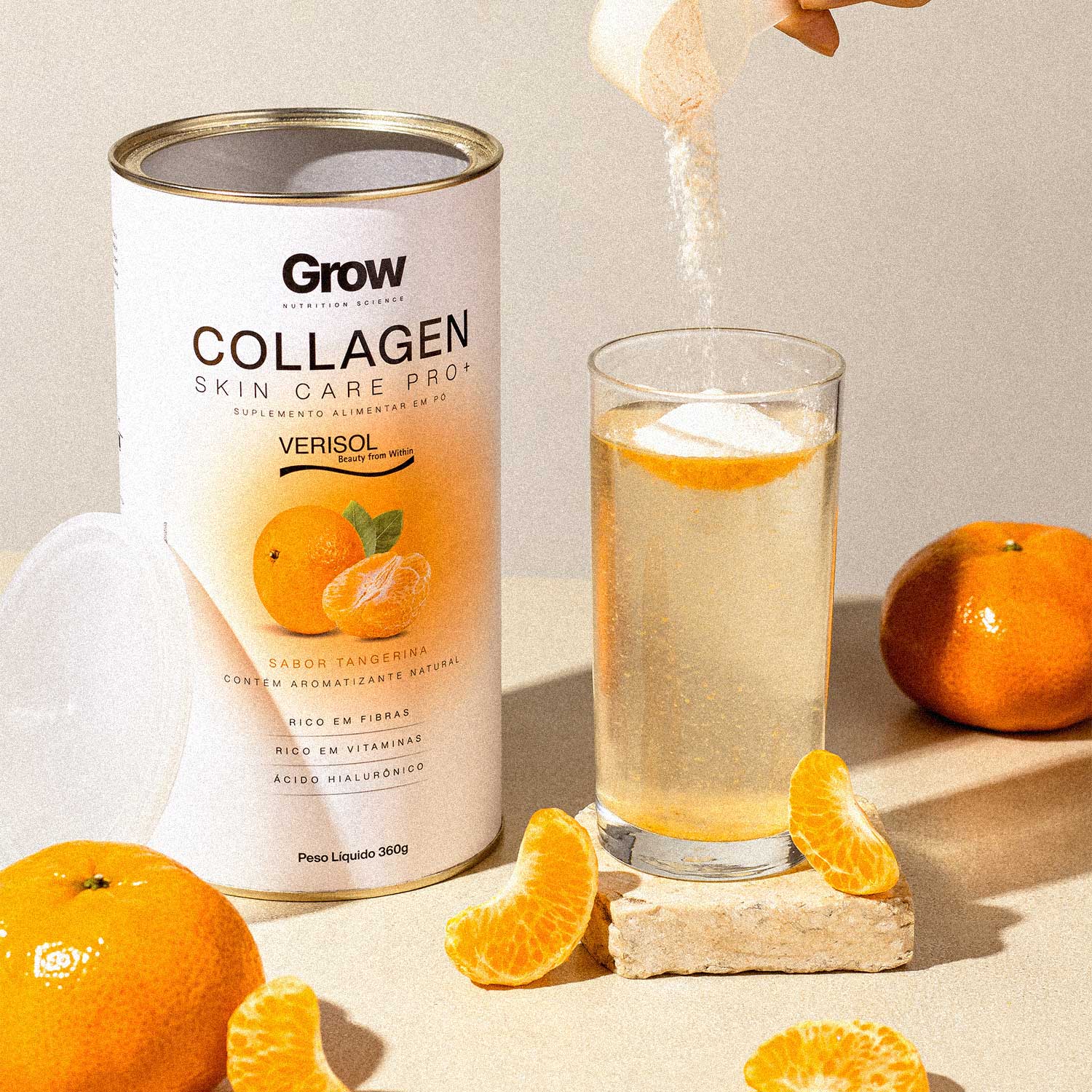 Kit 3 Colágeno Verisol Skin Care Pro + 360g Sabor Frutas Vermelhas, Limão Siciliano e Tangerina