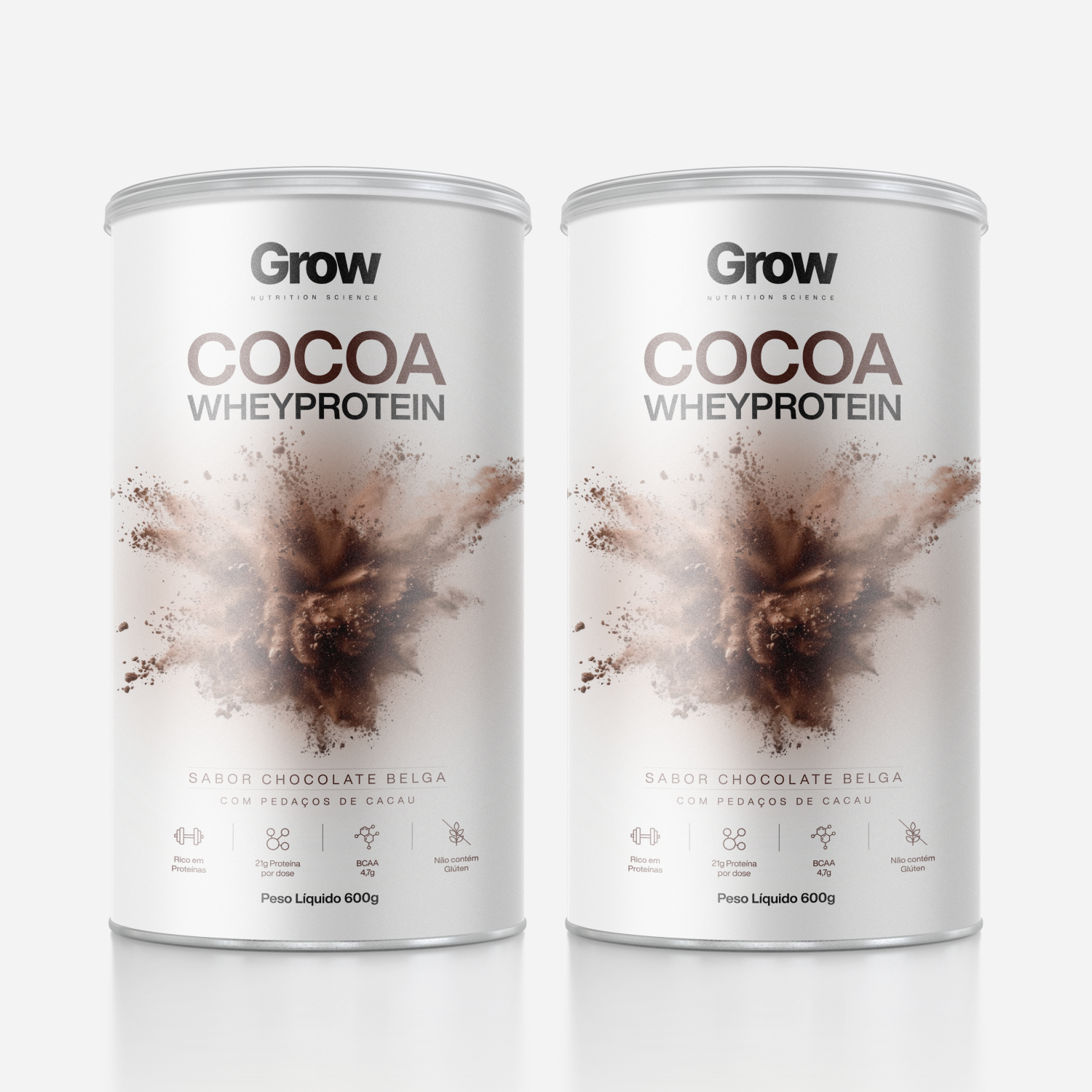 Cocoa Whey Protein Grow Nutrition